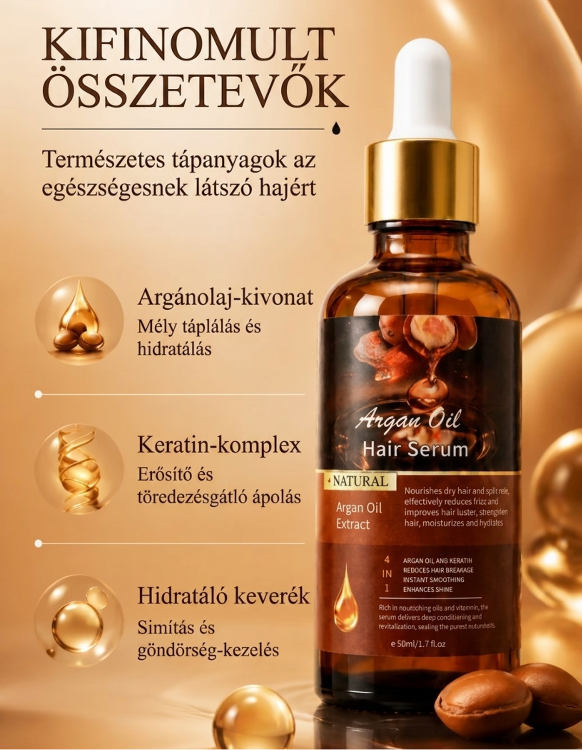 Haj szérum argán olajjal
