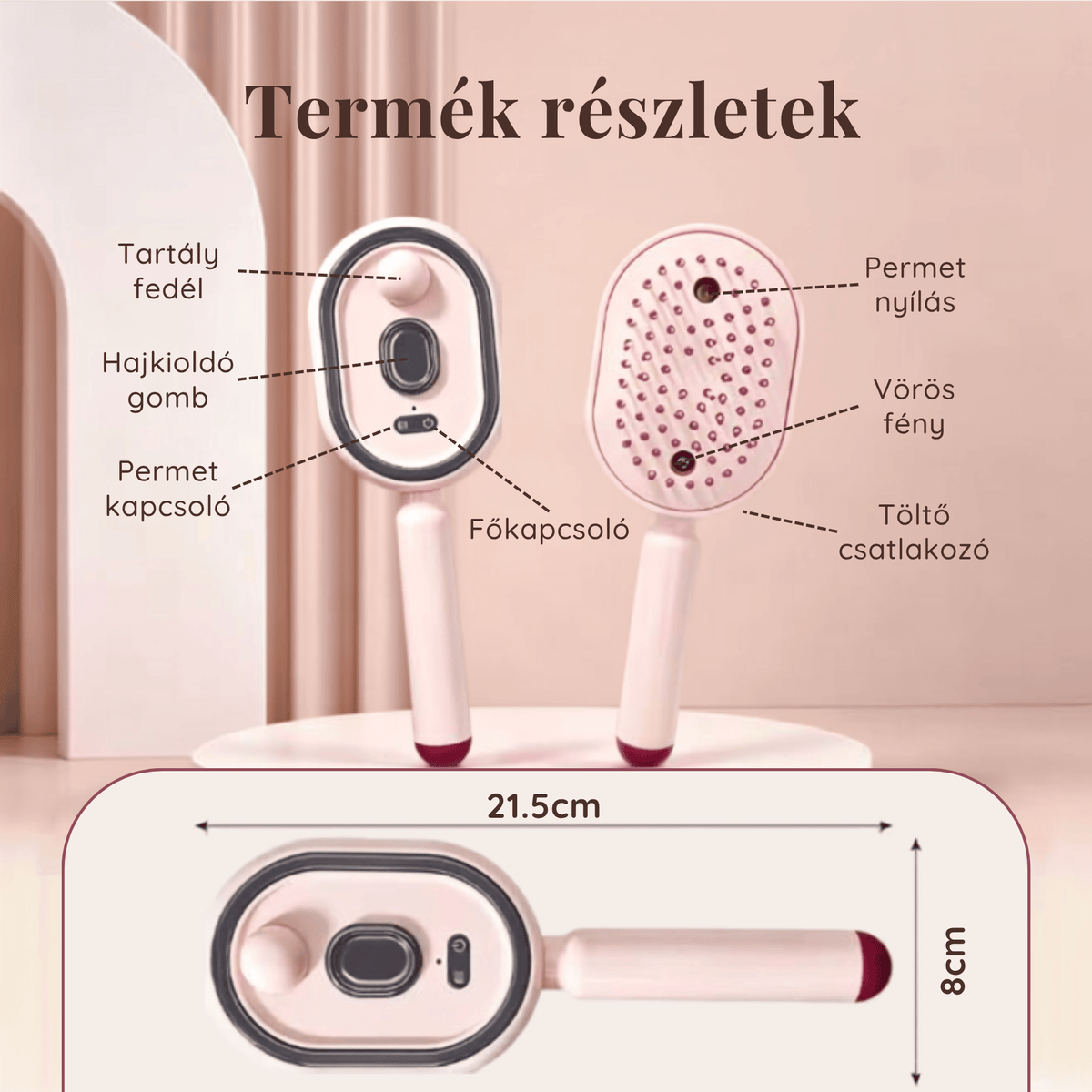 Aura Everlux™ -Ritual Brush, hajápoló kefe
